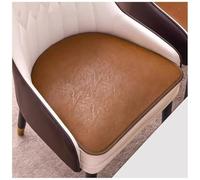 Cuscini Di Seduta Da Ufficio, Set Di 1/2/4 Cuscini For Sedia In Pelle PU Da Pranzo Da Cucina, Cuscino For Sedile Antiscivolo A Ferro Di Cavallo(Brown,44x45cm(Set Of 4))