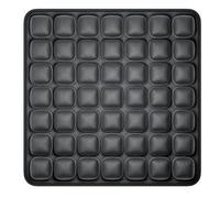Cuscini di seduta gonfiabili, cuscino comfort pieghevole per alleviare la pressione, tappetino da seduta portatile con cella d'aria 3D per voli lunghi, dolore al coccige, sedia da ufficio black