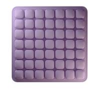 Cuscini di seduta gonfiabili, cuscino comfort pieghevole per alleviare la pressione, tappetino da seduta portatile con cella d'aria 3D per voli lunghi, dolore al coccige, sedia da ufficio purple