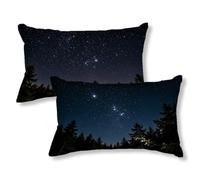 Cuscini Esterno 50x70 Copricuscini Divano Cielo stellato Set 2, Cod263