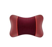 Cuscini for auto in maglia di pelle Poggiatesta Cuscino Supporto for sedili Accessori sicurezza for Decorazione universale for(Red)