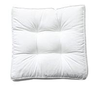 Cuscini for sedia da pranzo, cuscino for sedile quadrato morbido e spesso, tessuto in tela di cotone, for for interni ed esterni for ufficio, cucina, auto pavimento(Off White,40x40cm)