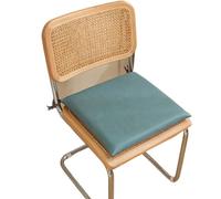 Cuscini for sedie resistenti all'acqua con lacci for uso interno ed esterno, cuscini for sedili da patio tessuto in poliestere, ideali for cenare, prato, colore: blu)(Blue,40x40x4cm(6pcs))