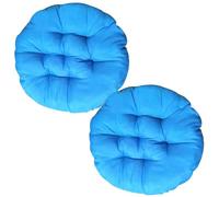 Cuscini for Sedie Rotondi, 2 Cuscini da Pavimento for Adulti, Cuscino da Pavimento Rotondo Spesso, Cuscino di Meditazione da Viaggio Cuscino da Seduta Rotondo Elastico Morbido for Divano(12#,2pcs:45cm