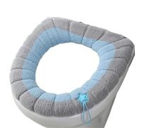 Cuscini for Sedili WC Invernali, I Cuscini for Sedili WC da Bagno Gestiscono Rondelle Morbide più Spesse con Accessori Isolanti for Sedili WC per la Maggior Parte dei coperchi dei WC(Blue)