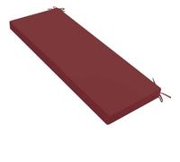 Cuscini Imbottiti per Panche da Esterno Interno 120x40 100x40 80x40 100x50 Antiscivolo Impermeabile Cuscino per Panchina per Giardino Sagre Birrerie e Cucina(Burgundy,180x35x5cm/71x14x2in)