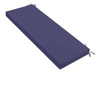 Cuscini Imbottiti per Panche da Esterno Interno 120x40 100x40 80x40 100x50 Antiscivolo Impermeabile Cuscino per Panchina per Giardino Sagre Birrerie e Cucina(Navy blue,90x35x5cm/35x14x2in)