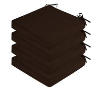 Cuscini impermeabili per sedia da esterno, 45 x 45 x 5 cm, marrone scuro, per patio, giardino e cucina, per migliorare il tuo spazio all'aperto
