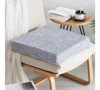 Cuscini in spugna per sedia reclinabile, cuscino da pavimento, cuscino per sedile del camion, cuscino per divano, cuscino in spugna (dimensioni: 50 x 50 x 50 x 5 cm, colore: grigio chiaro)