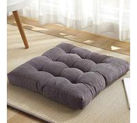 Cuscini in velluto a coste, Corduroy Square Floor Pillow Seat Cushion Multicolor 40-50cm(The Ash is Warm,50x50cm(20x20inch))