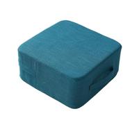 Cuscini lavabili in cotone e lino da pavimento quadrato multicolore alla con alta elasticità per la formazione della sedia del sedile interno della palestra, 40x40x18 cm