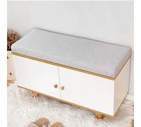 Cuscini lavabili per panca da finestra per scarpe e armadietti, cuscini grigi per divano da cucina, 100 x 45 x 5 cm 2/3 posti, cuscini per sedie da soggiorno e pianoforte, comodi ed eleganti