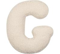 Cuscini Lettera Personalizzati con Testo e Nome, Morbidi Cuscini di Peluche a Forma di Lettera Iniziale dalla A alla Z in Velluto, Regalo Compleanno Unico per Divano(G)