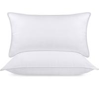 Cuscini Letto (Set di 2) 40 x 70 cm Guanciali Letto Coppia 3D Fibra di