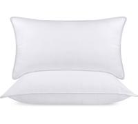 Cuscini Letto Set Di 2 40 X 70 Cm Guanciali Letto Coppia 3D Fibra Poliestere