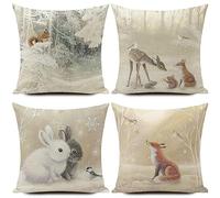 cuscini natalizi cuscino natale regali 40 x 40 cm decorazioni natalizie centrotavola natalizio per la casa christmas decorations xmas cushion covers pillow