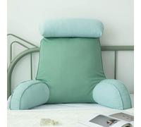 Cuscini per abbracciare, cuscini per sdraiarsi con supporti, cuscini per lo schienale della sedia, cuscini per sedersi, leggere o giocare (4,75 x 40 x 50 cm (con cuscino rotondo))