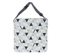 Cuscini per booster per bambini Afferzatura impermeabile spugna di spugna morbida Cuscino di sedile comodo per bambini da pranzo e fibra di poliestere da viaggio 32x32x8cm (Triangolo)