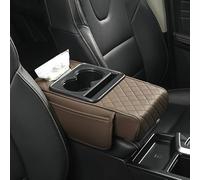 Cuscini per Braccioli Auto per Opel Adam/Agila/Ampera/Astra/Corsa/Insignia/Karl/Signum/Vectra, Cuscini per Braccioli della Console Centrale, Protezione Interna,Brown