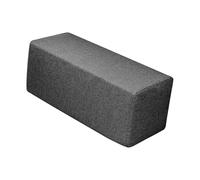 Cuscini per bracciolo del divano, cuscini per poggiatesta, supporto per il collo, rimovibile, per uso domestico e hotel, cuscino lavabile (80 x 20 x 20 cm, grigio)