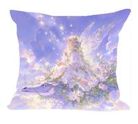 Cuscini per Divano 2 Pezzi Set, 45x45cm, Fante Sogno, Cuscino da Divano Decorativi, Indoor Veluto/Outdoor Lino, Cushion Arredo Camera da Letto, Impermeabile Resistente Alle, Morbida Comfort ZY6X-759