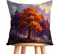 Cuscini per Divano 45x45 cm Cuscino Waterfalls Federe Cuscini Divano Lino Con Cerniera Invisibile Albero R-C2I0N