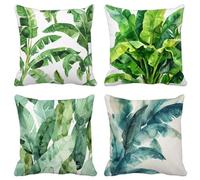 Cuscini per Divano 50X50 Set di 4 Europa Settentrionale Federe Cuscini Divano Semplicità Cushion Covers Esterno Morbido Quadrato Federa per Primavera Estate Patio Soggiorno Decorazione Della Casa U8-8