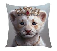 Cuscini Per Divano 60X60 Animali Carini Cuscino Decorativa In Lino Con Cerniera Invisibilela Per La Decorazione Domestica Soggiorno Camera Da Letto Divano