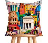 Cuscini per Divano 65x65 cm Cuscino Luoghi Panoramici E Siti Storici Federe Cuscini Divano Lino Con Cerniera Invisibile Colore 0-6I93S