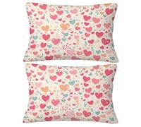 Cuscini per Divano Colore Cuscino Amore Cuscini per Divano Grandi 80x100 2 Pezzi, Rettangolo Velluto Bifacciale Stampa Pillow Case, Domestica Soggiorno Federe Cuscino Divano Decorativi Regalo O-434Y