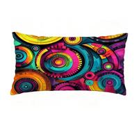 Cuscini per Divano Colore Federe Cuscini Divano 30x50 cm Set di 1 Lino Copricuscini Rettangolari Stampa a Doppia Faccia Copricuscini Decorativi con Cerniera Invisibile, Room Decor, Astratto T9-51