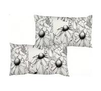 Cuscini per Divano, Federe Cuscinio 30 x 50 cm 2 Pezzi, Oblong Cuscini da Esterno Velluto, Progettazione Moderna, Quattro Stagioni Universali, Cuscino Divano Confortevole beige Nord Europa S0-683