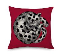 Cuscini Per Divano Federe Per Cuscino Copricuscini Divano Retro Arte Bianco E Nero Personalità Avatar Avatar Cuscino Sedia Sedia Divano Camera Da Letto Decor Beige Lino Poliestere Pillow Case Decorazi