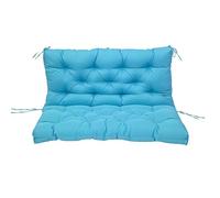 Cuscini per dondolo da esterno per panchine da 2-3 posti, spessore 10,2 cm, cuscini di ricambio con lacci, perfetti per verande, giardini e pellicce da cortile.