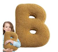 Cuscini per lettere 'alfabeto - Soft A alla Z - Cuscini da lancio iniziale | decorativo per lettere in inglese per divano, divano e soggiorno, comodo accento per la casa in peluche