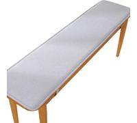 Cuscini per panca rettangolari e impermeabili, antiscivolo, per uso interno/esterno, perfetti per terrazze e giardini. Varie dimensioni: 40/48/60 cm L x 11/14/15/17 cm W