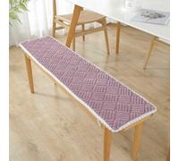 Cuscini per panchine da Esterno 11 * 70 Pollici. Il Cuscino della Seduta è Realizzato in Morbido e Confortevole Tessuto Felpato con Coulisse. Le Particelle di Gomma Antiscivolo impediscono Lo