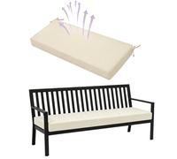 Cuscini per Panchine da Esterno E da Interno Impermeabili E Resistenti allo Sbiadimento Comodi Cuscini Lunghi per Panchine con Lacci per Patio Cortile Veranda E Giardino