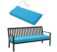 Cuscini per Panchine da Esterno E da Interno Impermeabili E Resistenti allo Sbiadimento Comodi Cuscini Lunghi per Panchine con Lacci per Patio Cortile Veranda E Giardino