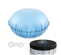 Cuscini per piscina a terra, copertura d'acqua 120 x 120 cm con d'aria resistente al freddo | kit invernale resistente al freddo con corda per tutta la famiglia