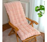 Cuscini per poltrone a sdraio - Cuscino spesso per chaise longue | Per interni ed esterni, per finestre a bovindo meditazione yoga lettura antiscivolo lavabile morbido(Pink,40*100cm)