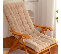 Cuscini per poltrone a sdraio - Cuscino spesso per chaise longue | Per interni ed esterni, per finestre a bovindo meditazione yoga lettura antiscivolo lavabile morbido(Camel,40*100cm)
