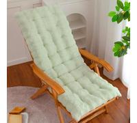 Cuscini per poltrone a sdraio - Cuscino spesso per chaise longue | Per interni ed esterni, per finestre a bovindo meditazione yoga lettura antiscivolo lavabile morbido(Fruit Green,50*125cm)