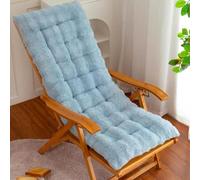Cuscini per poltrone a sdraio - Cuscino spesso per chaise longue | Per interni ed esterni, per finestre a bovindo meditazione yoga lettura antiscivolo lavabile morbido(Light Blue,40*100cm)