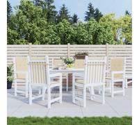 vidaXL Cuscini per Sedia 6 pz Beige 100x50x3 cm in Tessuto Oxford