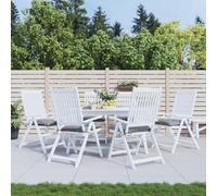 vidaXL Cuscini per sedia 6 pz Grigi 50x50x7 cm Tessuto Oxford