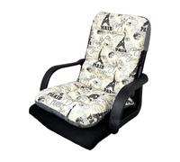 Cuscini per sedia a sdraio con schienale alto, per sedie a sdraio e poltrone reclinabili, design antiscivolo con imbottitura in poliestere, ideale per casa e ufficio, uso esterno e interno