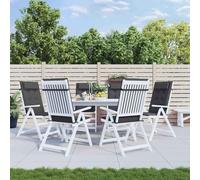 vidaXL Cuscini per Sedia Schienale Alto 6 pz Antracite Tessuto Oxford