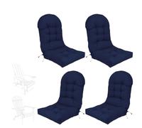 Cuscini per sedie a Dondolo Giardino con Schienale Alto 110×50cm con Lacci | Cuscini per Patio per mobili comodo e perfetto per il relax in Ufficio e sul ponte