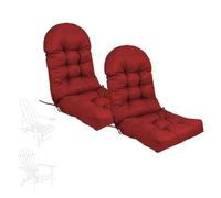 Cuscini per sedie a Dondolo Giardino con Schienale Alto 110×50cm con Lacci | Cuscini per Patio per mobili comodo e perfetto per il relax in Ufficio e sul ponte